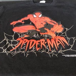 Men’s Black Spider-Man shirt size L